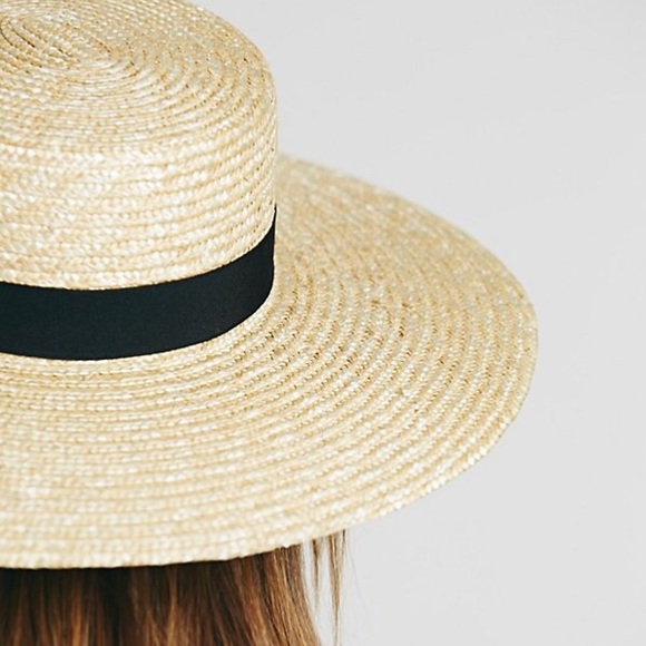 Accessories - Wide Brim Boater HAT Straw Woven Summer Beach NEW